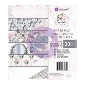 Prima Marketing Poetic Paper 6x6 Inch Paper Pad (631680)