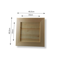 Vaessen Creative • Wandpaneel hout binnenmaat 33x33 cm (25100)