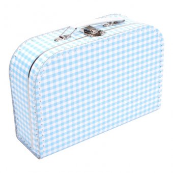 Kinderkoffertjes Stippen - 25 cm - Diverse kleuren (25-8016)