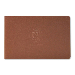 Clairefontaine CroK'BooK 17x11cm horizontaal 24 blad 90g - bruin (6034C-bruin)