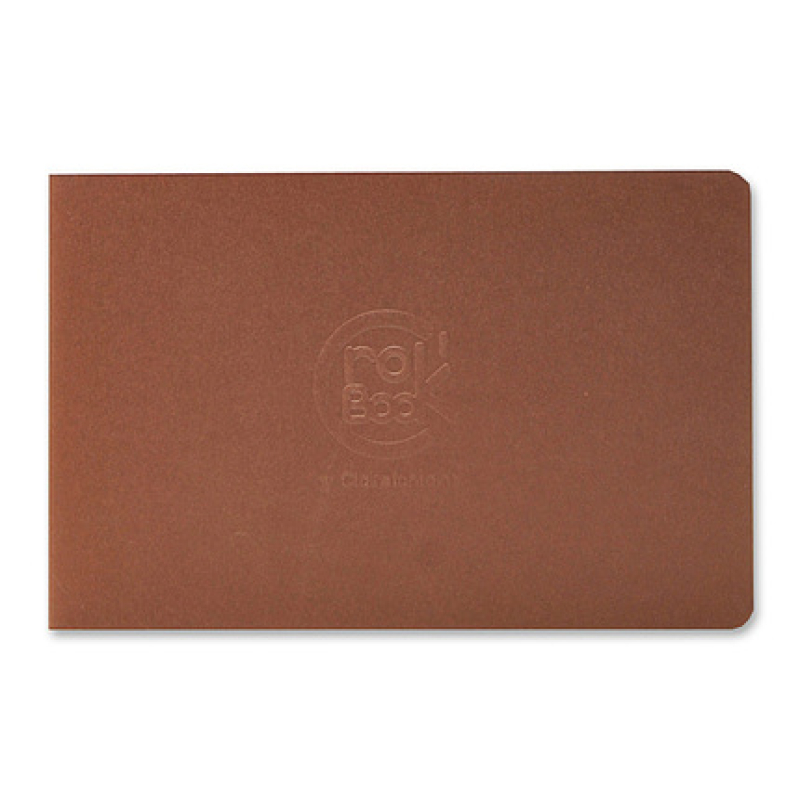 Clairefontaine CroK'BooK 17x11cm horizontaal 24 blad 90g - bruin (6034C-bruin)