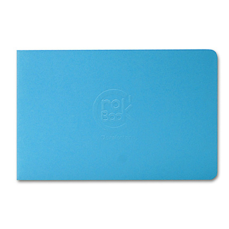 Clairefontaine CroK'BooK 17x11cm horizontaal 24 blad 90g - Kobalt (6034C-kobalt)