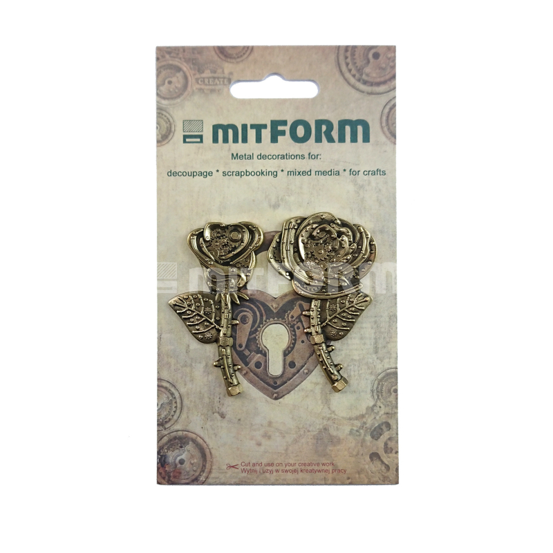 Mitform Flowers 1 Metal Embellishments (MITS058)