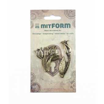 Mitform Flowers 2 Metal Embellishments (MITS059) ( MITS059)