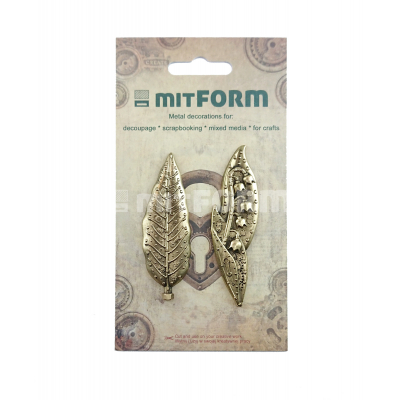 Mitform Flowers 4 Metal Embellishments