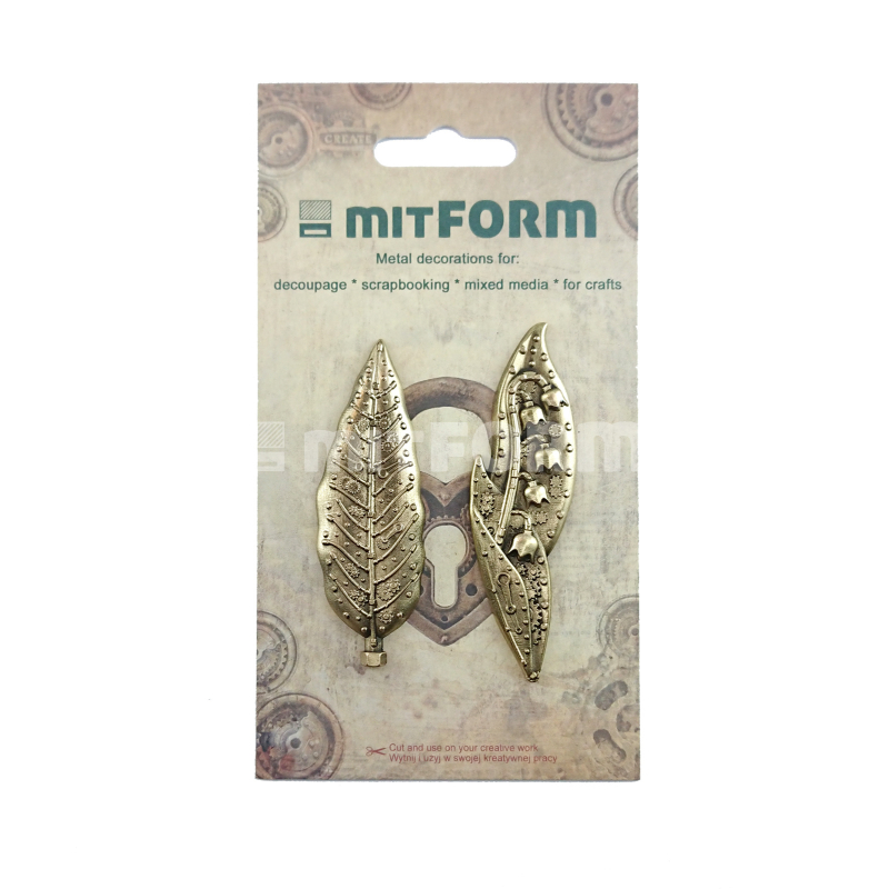 Mitform Flowers 4 Metal Embellishments (MITS061)