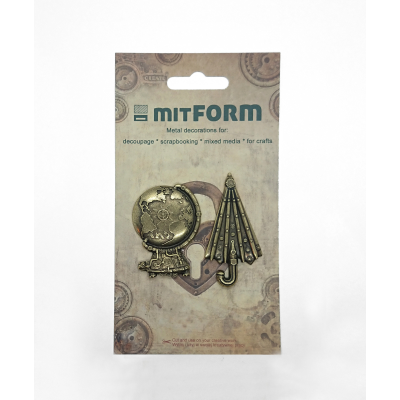 Mitform Travel 2 Metal Embellishments (MITS050)