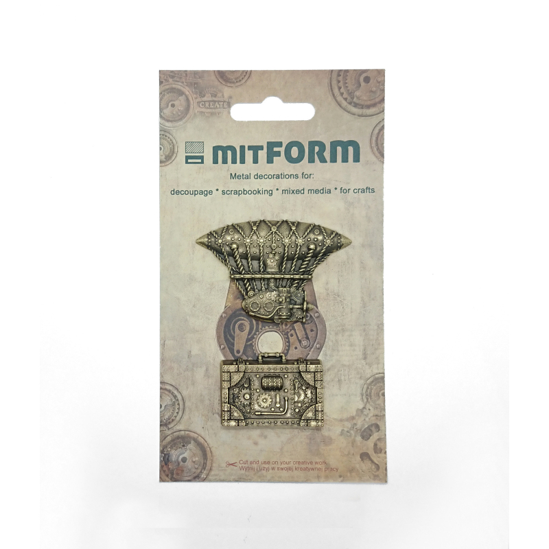 Mitform Travel 3 Metal Embellishments (MITS051)