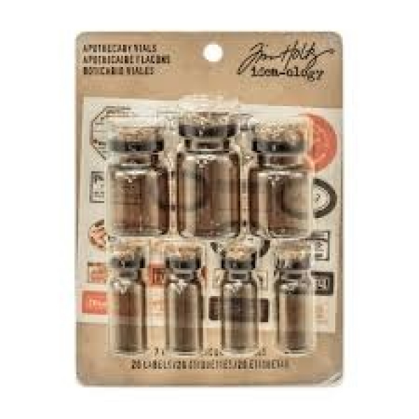 Tim Holtz  Idea-ology Tim Holtz Apothecary Vials (7pcs) (TH93302)