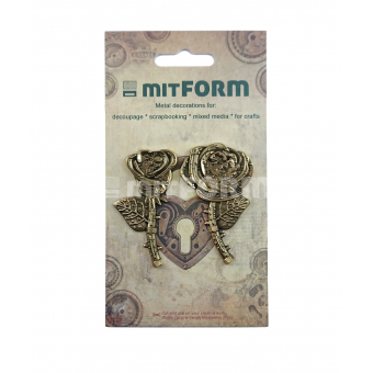 Mitform Flowers 1 Metal Embellishments (MITS058)