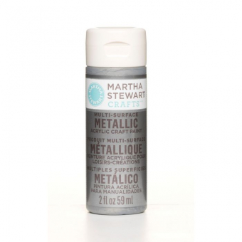 Martha Stewart • Metallic Verf 59ml Titanium (3025-32993)