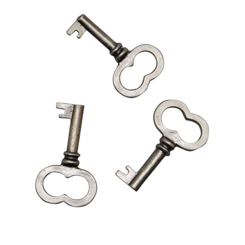 Vaessen Creative Ornamenten Sleutels 25x14mm 10 stuks (1905-002)