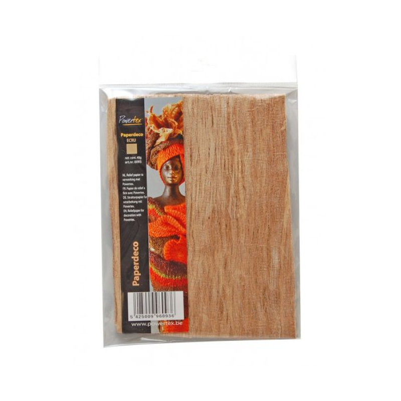 Powertex Paperdeco naturel 40g Ecru (31408-0093)