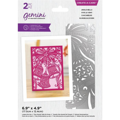 Gemini Christmas Big Scene Jingle Bells Create-a-Card Dies (GEM-MD-CAD-JINB)