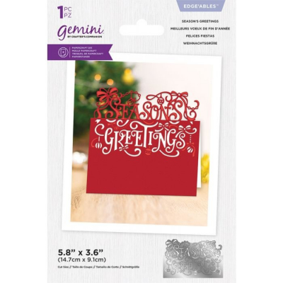 Gemini Season's Greetings Edge'able Die (GEM-MD-EDG-SEGR)