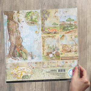 Ciao Bella AESOP'S FABLES PAPER PAD 12"X12" (CBPM046)
