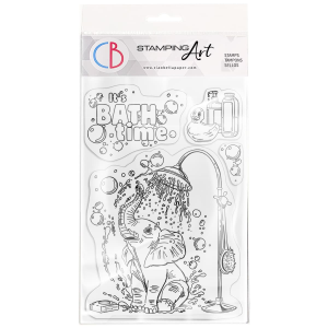 Ciao Bella CLEAR STAMP SET 4"X6" IT'S BATH TIME (PS6041)