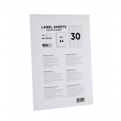 Colop E-MARK Label Sheets (300pcs) (153559)