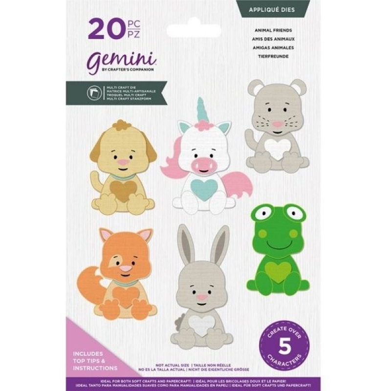 Gemini Animal Friends Appliqué Dies (GEM-MCD-ANFRI)