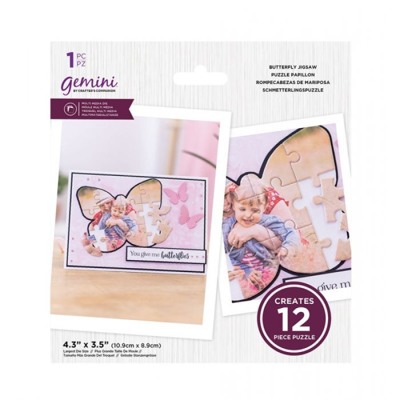 Gemini Butterfly Jigsaw Multi Media Dies (GEM-MMD-BUTJI)