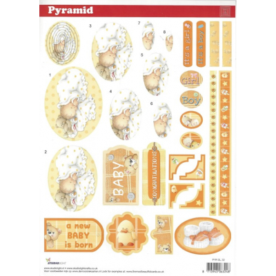 Pyramide Uitdrukvel A4 Baby per stuk (pushout/PYRSL032)