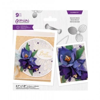 Gemini Delicate Crocus Elements Dies (GEM-MD-ELE-DECR)