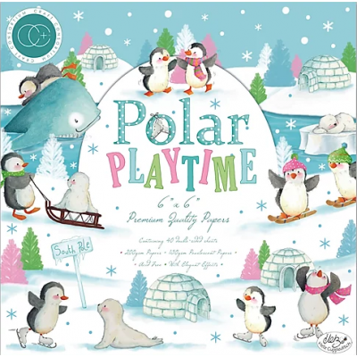 Craft Consortium Polar Playtime 6x6 Inch Paper Pad (CCPPAD014B)