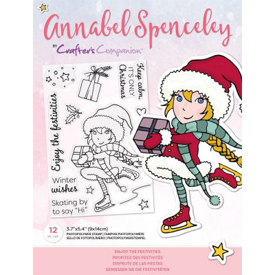 Crafter's Companion Annabel Spenceley Enjoy The Festivities Stamps (AS-STP-ENJIES)