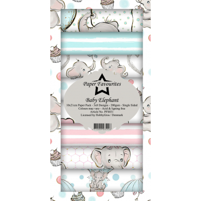 Paper Favourites Baby Elephant Slim Paper Pack (PFS031)
