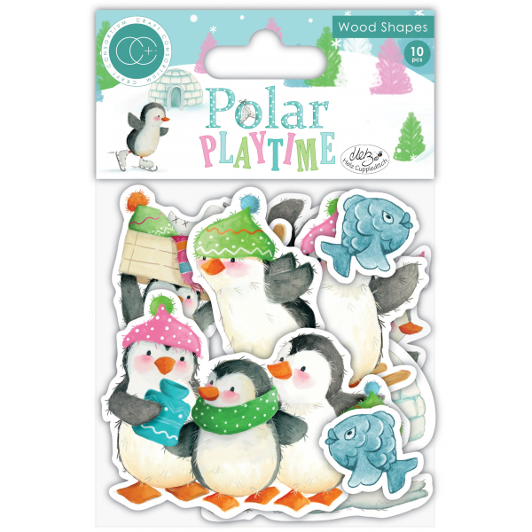 Craft Consortium Polar Playtime Wood Shapes (CCWDNS003)