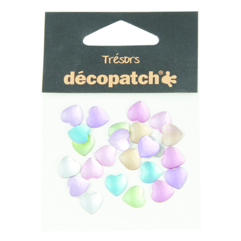Decopatch 24 HARTJES DIAM 10MM - PASTEL (BJ022O)