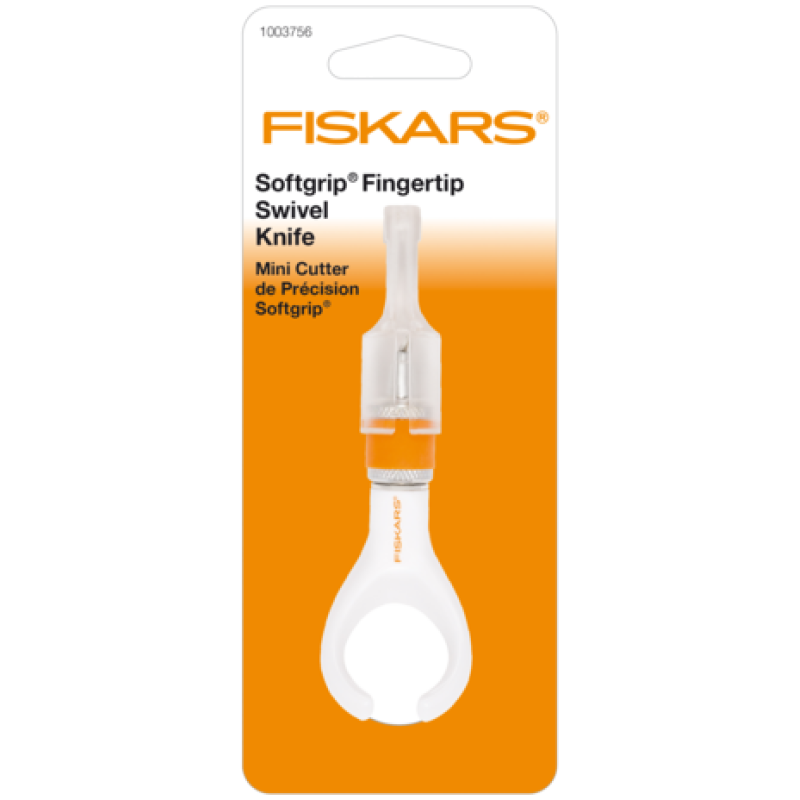 Fiskars Swivel Knife FingerTip Softgrip ((1024409)