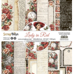 ScrapBoys Lady in Red 12x12 Inch Paper Pack (SB-LARE-08)