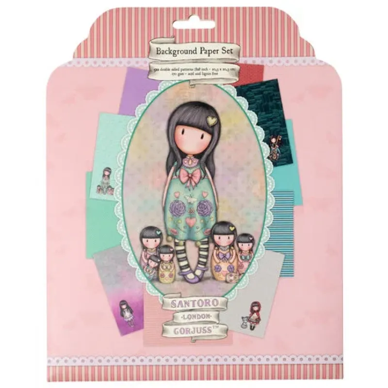 Gorjuss Gorjuss Background 8x8 Inch Paper Set (GOR-ES-PS19)