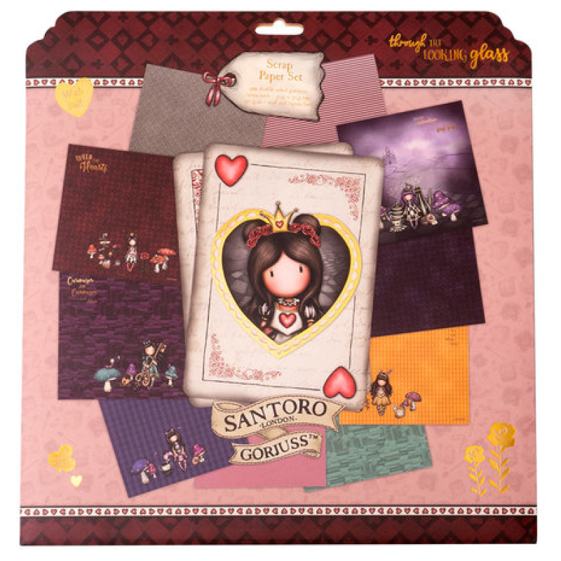 Gorjuss Gorjuss Wonderland 12x12 Inch Scrap Paper Set (GOR-WL-PS23)