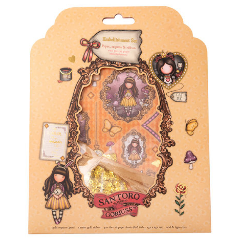 Gorjuss Gorjuss Wonderland Embellishment Set (GOR-WL-DCS02)