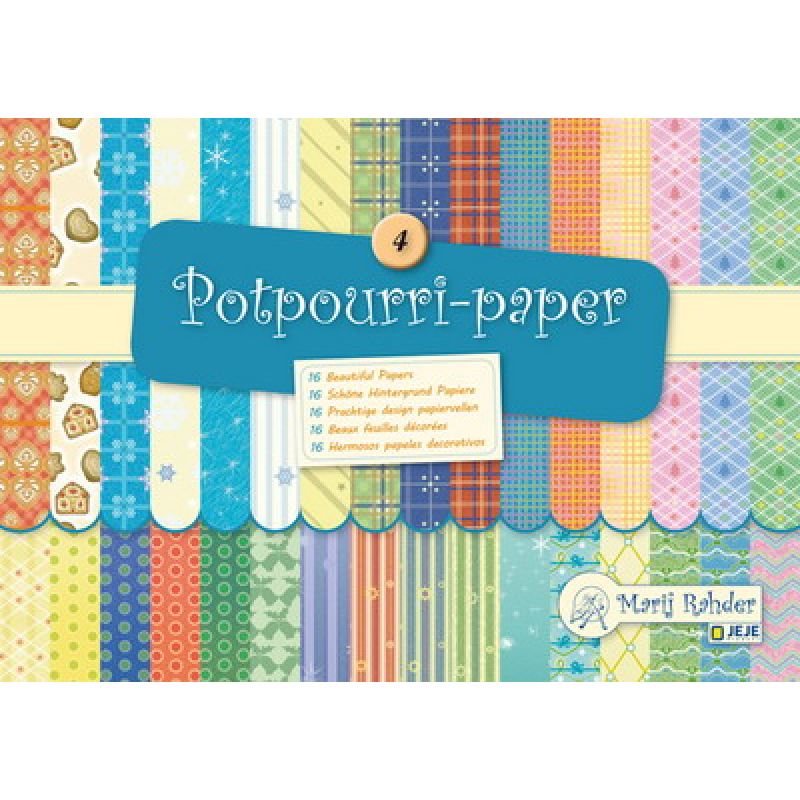 Marij Rahder Potpourri paper ( 9.0013 )