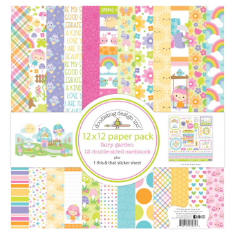 Doodlebug Design Fairy Garden 12x12 Inch Paper Pack (7234) (842715072343)