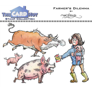 The Card Hut Farmer's Dilemma Clear Stamps (MBWWFD)