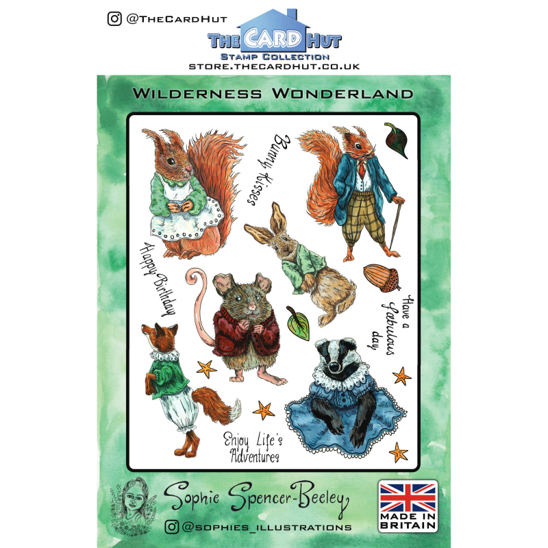 The Card Hut Wilderness Wonderland Clear Stamps (SSB010) ( SSB010)