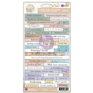 Prima Marketing In Full Bloom Chipboard Stickers (49pcs) (668556)