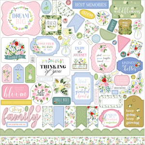 Carta Bella Flora No.4 12x12 Inch Element Sticker (CBFLN135014)