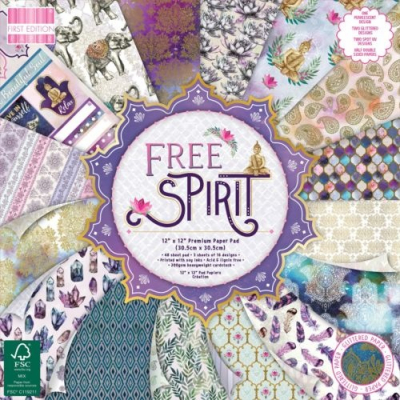 First Edition Free Spirit 12x12 Inch Paper Pad (FEPAD212)