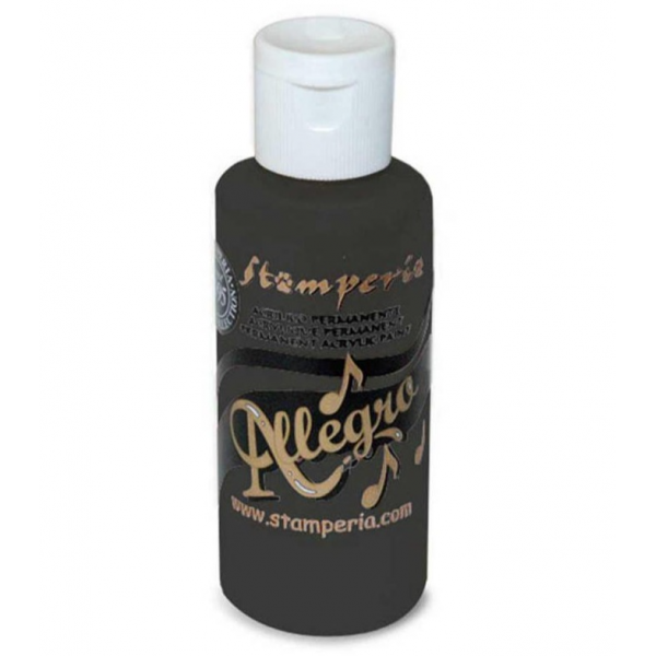 Stamperia Allegro Paint 59ml Anthracite (kal88)