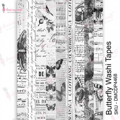 Dress My Craft Transfer Me Butterfly Washi Tapes (DMCDP4468)