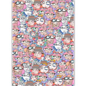 Dress My Craft Transfer Me Flower Background #2 (DMCDP2895)