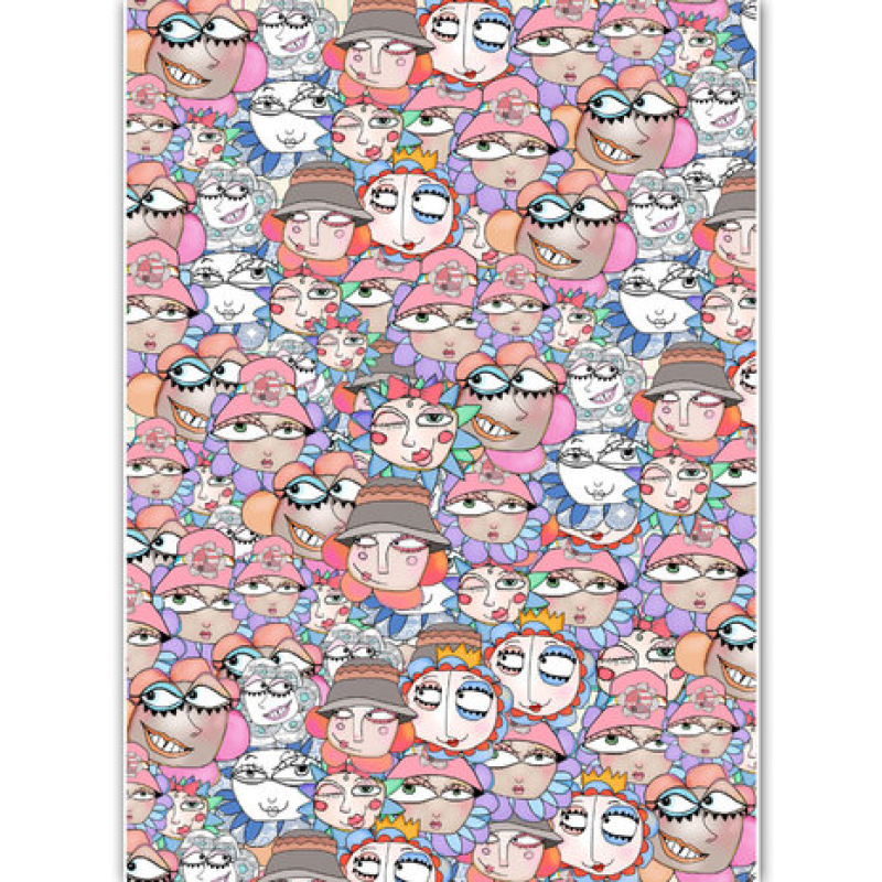 Dress My Craft Transfer Me Flower Background #2 (DMCDP2895)