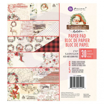 Prima Marketing Christmas in the country 6x6 inch paperpad (995294)