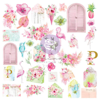 Prima Marketing Postcards from Paradise Ephemera (72pcs) (662301)