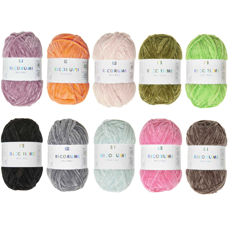 Rico-Design Ricorumi Kit 10 pieces "Nilli Nilli fashion" (400025.017)